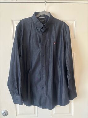 Nordstrom Men's Button-Down Dress Shirt - Navy